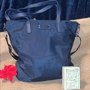 EUC Calvin Klein Navy Purse/Tote